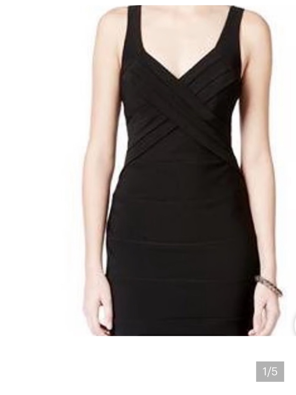 Macy's medium Black Bodycon Sleeveless mini Dress NWT